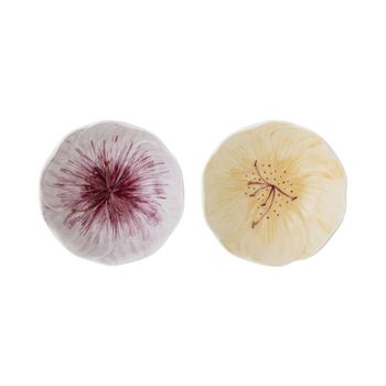 Cuencos de gres violeta ( lote de 2 )