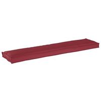 cojin para palet tela oxford rojo vino 180 x 40 x 8 cm vidaxl