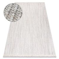 alfombra nano fh72a melange bucle tejido plano gris 180x270 cm