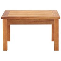mesa de centro de jardin  mesa de exterior madera maciza de acacia 60x60x36 cm