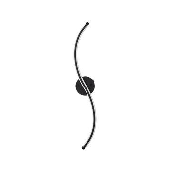 Lámpara De Pared Yilan-13281 Negro Metal 10x 67x 5 Cm