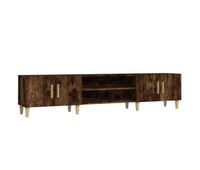 mueble tv - mesa de tv madera contrachapada roble ahumado 180x315x40cm