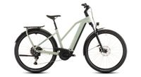 cube katmandu hybrid one 800 trapecio bicicleta trekking electrica shimano cues 10s 800 wh 700 mm verde guisante 2026