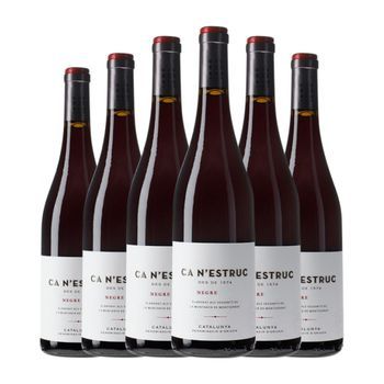 Ca N'estruc Vino Tinto Negre Catalunya 75 Cl 13% Vol. (pack De 6 Unidades)
