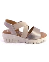 de valerias 2003 sandalias de mujer piel platino