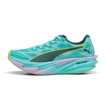 Zapatillas Puma Deviate NITRO Elite 4 HYROX Azul Amarillo AW26 Mujer, Talla 42 - EUR