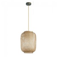 lampara de techo de bambu zen