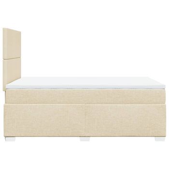 Cama Con Colchón (con Colchón, Material De Tela Beige)