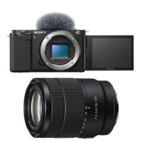 camara mirrorless sony alpha zv-e10 242mp 4k 18-135mm wifi usb-c