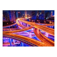 papel pintado 3d - telarara de las carreteras 350x245 cm