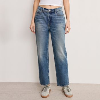 Good American Good Standard Straight Denim Jeans - US 10/UK 14