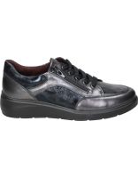 zapatos de piel con cuna baja treintas 4406 negros 41