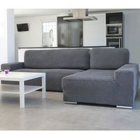 funda de sofa chaise longue blargo glamour gris  derecha