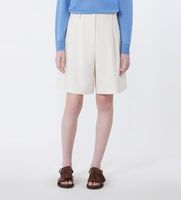 weekend max mara para mujer 2615141022600 pantalon corto ecuba beige 42 casual algodon