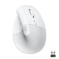 logitech lift raton inalambrico vertical para diestros 4000 dpi blanco