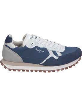 Zapatillas Para Hombre Pepe Jeans Pms40034-585 Azul Marino 45