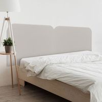 dhome cabecero dorado 200cm dual tapizado en polipiel liso curvo 70cm altura pared acusticos cabeceros absorbentes cabezal cama dorado 200 dual