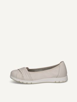 CAPRICE Ballerina, white, made of Leather, Size 41
