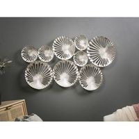 panel aluminio circulos 109x64 cms 109x5x62 cms