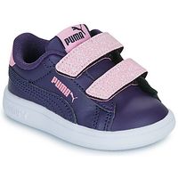 puma zapatillas smash 30 l glitter velcro v inf para nina