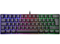 teclado gaming - isy igk 3500-es cable 17 m usb mini retroiluminacion negro