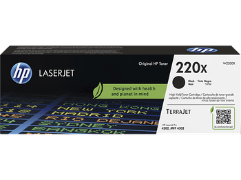 Tóner - HP LaserJet 220X, Alto rendimiento, Hasta 7500 páginas, TerraJet, Negro, W2200X