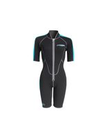neopreno monoshort para buceo cressi lido mujer aguamarina 2mm