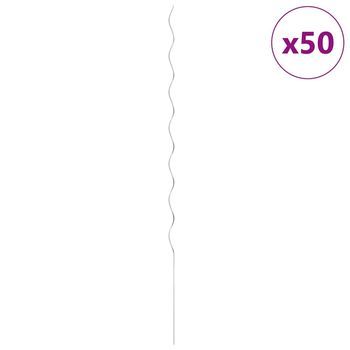 Soporte Para Planta Espiral 50 Unidades 170cm Acero Galvanizado Vidaxl