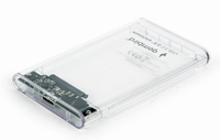 carcasa disco duro gembird sata usb 30 25 transparente