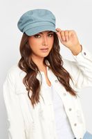 gorra con visera azul claro denim