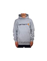 sudadera carhartt signature logo hombre gris