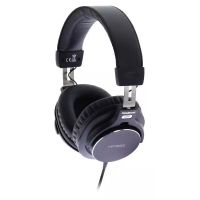 auriculares woodbrass hp1000 con cable jack 35 mm para estudio cerrados negros
