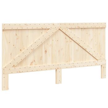 Cabecero De Madera Maciza De Pino 200x104 Cm Vidaxl