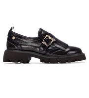 carmela para mujer 16259402-gris zapatos de piel 162594 gris oscuro 37 plano ninguno casual