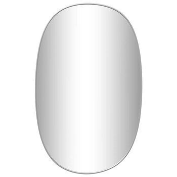 Espejo De Pared Plateado 80x50 Cm Vidaxl