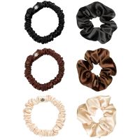 brushworks everyday satin scrunchie set