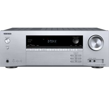 ONKYO TX-NR474 5.2 Wireless Network AV Receiver - Silver, Silver