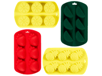molde - cmp paris cubitos de hielo con formas fruta 6 cubitos color aleatorio