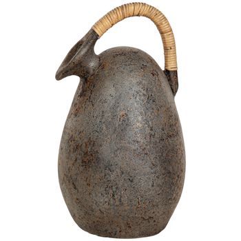 Jarro Ceramica Asa Rattan