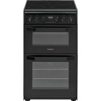 hotpoint hd5v93ccb 50 cm electric ceramic cooker - black black