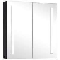 mueble de bano  armario de bano con espejo led 62x14x60 cm