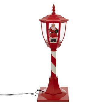 Farolillo Rojo Decorativo H90cm 30 Led Blanco Frío Con Transformador