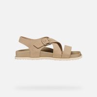 geox sandybett mujer gris pardo claro