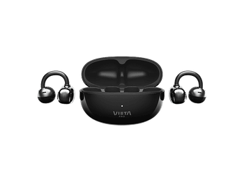 Auriculares True Wireless - Vieta Clip, 24h, IPX4, Bluetooth 6.0, Negro