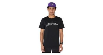 Camiseta circle agility run  strong track  strong  negra hombre