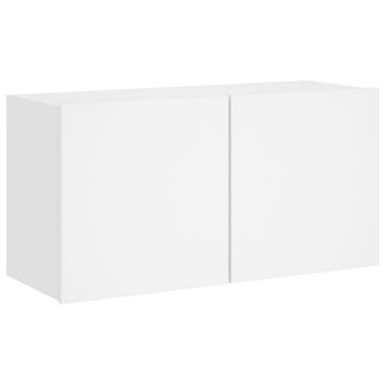 Mueble Para Tv De Pared Blanco 80x30x41 Cm Vidaxl