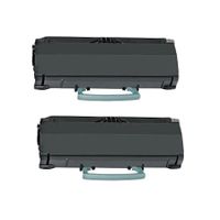 compatible twin pack lexmark e360h31e black high capacity toner cartridges 2 pack
