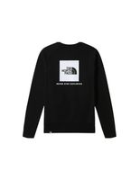 sudadera de montana the north face raglan box nse crew tnf negro hombre