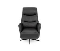 sillon relax electrico luxury en piel color negro