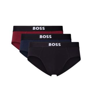BOSS para hombre. 50546561 Set de tres slips One multicolor (S), Homewear, Poliéster